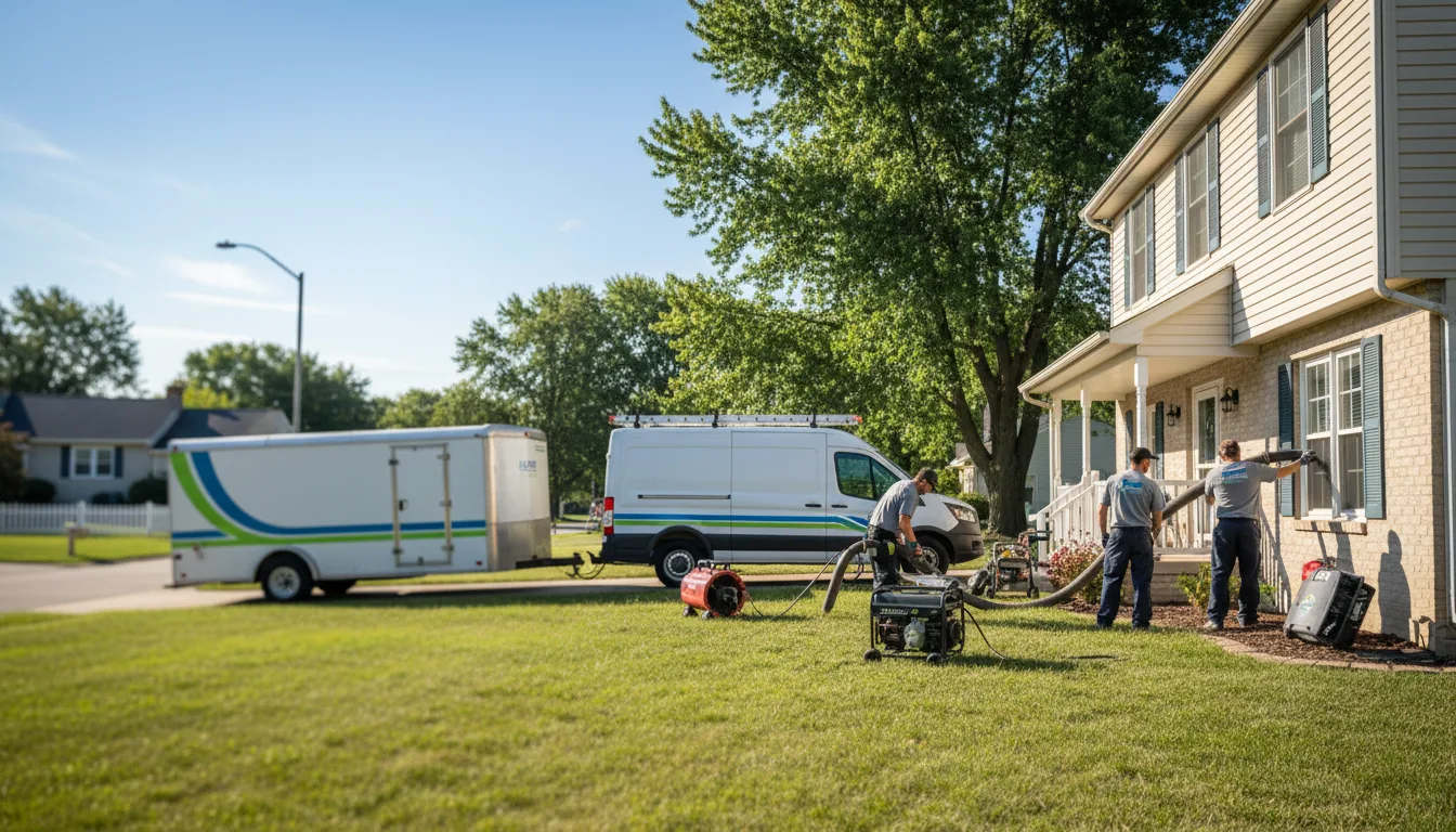 Flooded Basement Restoration And Cleanup With Repair in Keithsburg, IL near me